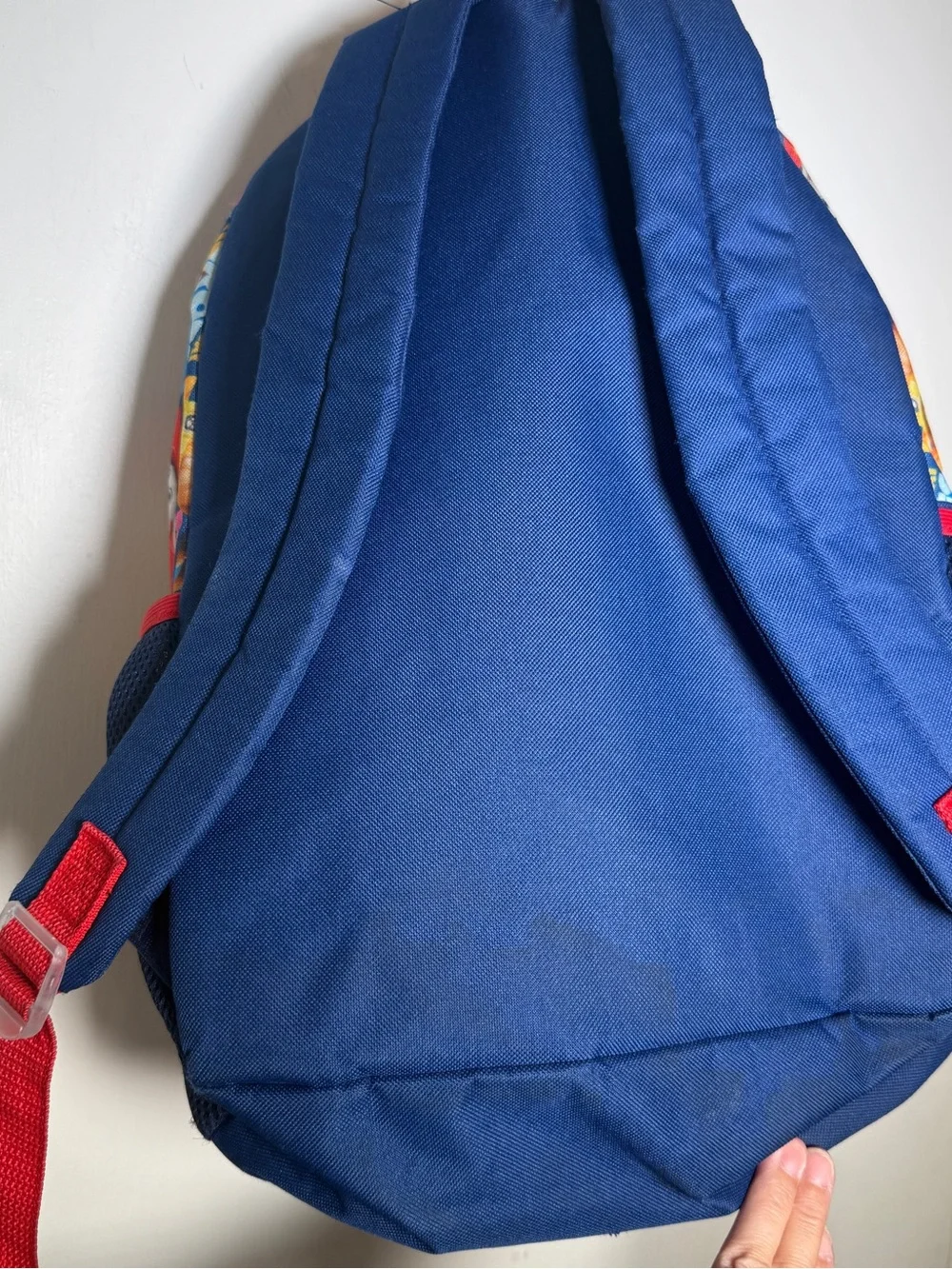 Paw Patrol Kids Backpack with Chase & Marshall - Blue/Red/Yellow-Addition Bag